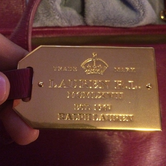 Authentic leather Lauren Ralph Lauren tote - Picture 2 of 4