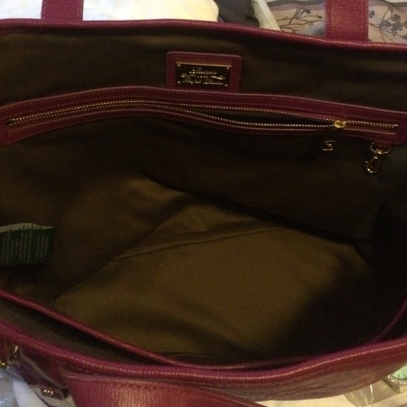 Authentic leather Lauren Ralph Lauren tote - Picture 4 of 4