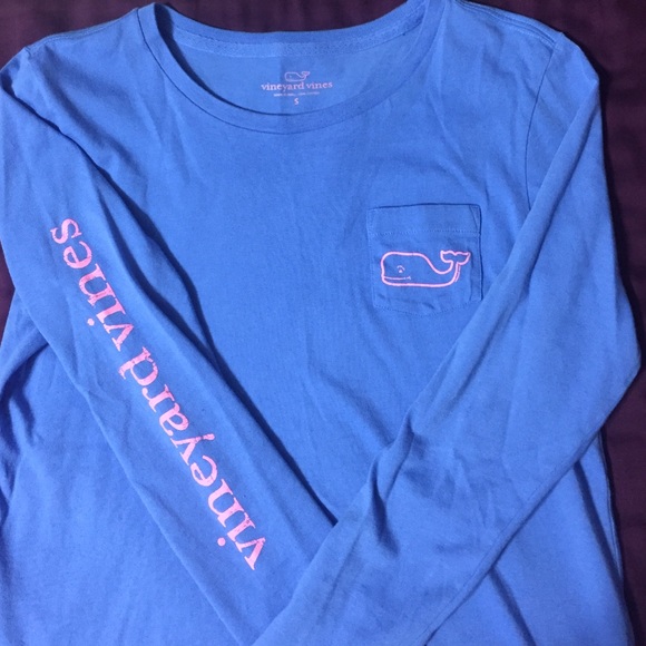 Logo long sleeve pocket tee