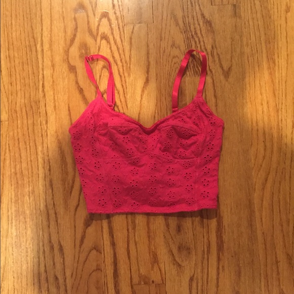 Free People Hot Pink Bustier size X-Small