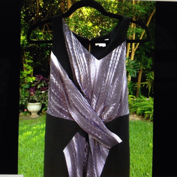 Helmut Lang black grey silk dress size 2 - Picture 3 of 4