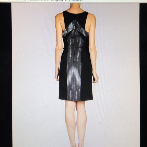 Helmut Lang black grey silk dress size 2 - Picture 4 of 4