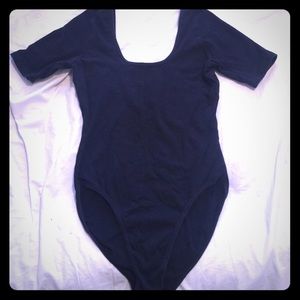 American apparel scoop low back leotard
