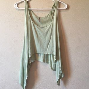 Pastel Green Flowy Tank