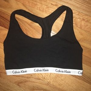 Calvin Klein modern cotton racerback Bralette