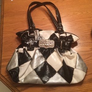 Katy Van Zeeland patched purse