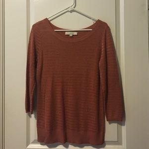 3/4 sleeve LOFT knit blouse