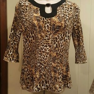 Animal Print Blouse