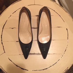 Ann Taylor Black Dress Heel