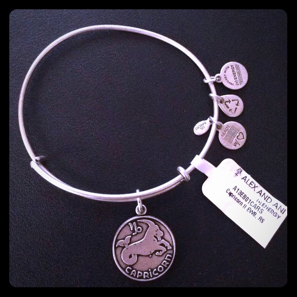 New ALEX AND ANI Capricorn Charm Bracelet