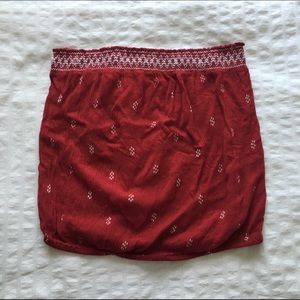 Free people red tube top