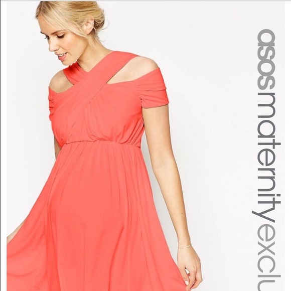 Asos Maternity Cutout Dress