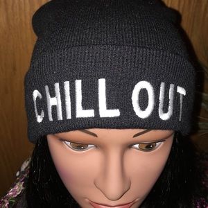 CHILL OUT - Black beanie