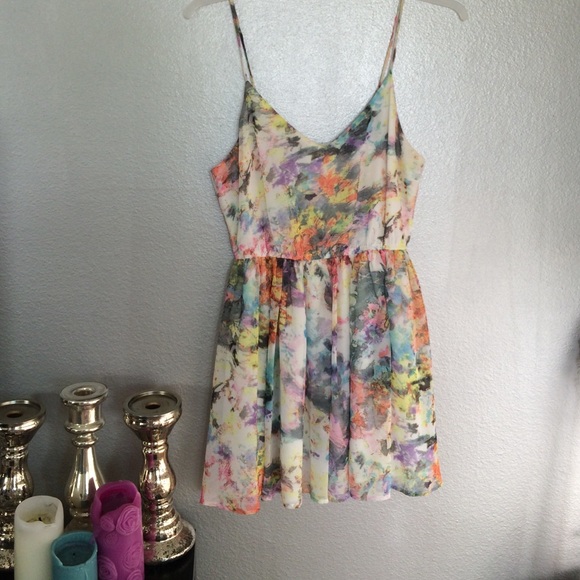 Forever 21 watercolor dress
