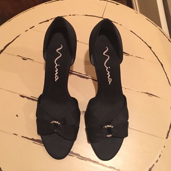 Black Nina dress heels