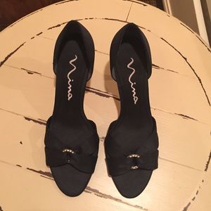 Black Nina dress heels