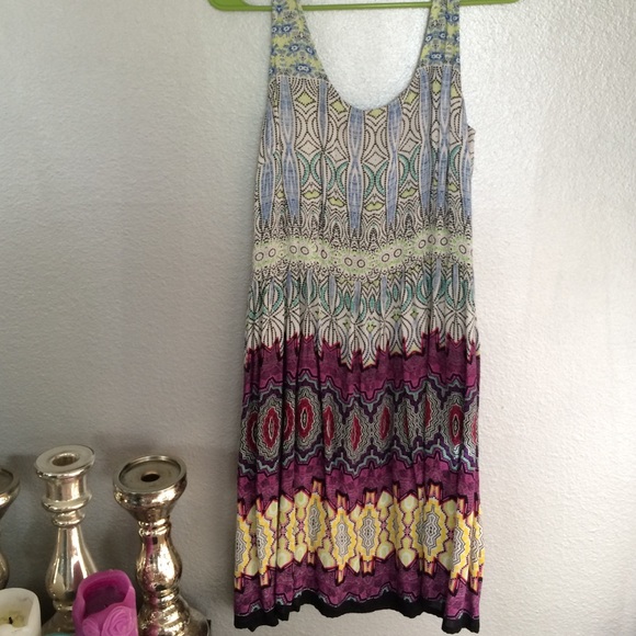 Hippie patterned dress