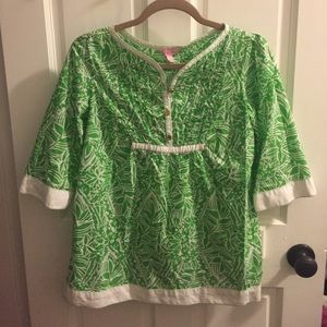Lilly Pulitzer green shirt size S