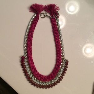 Gorgeous bright purple loft necklace