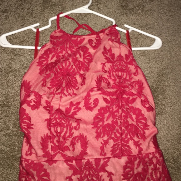 Red floral dress - Picture 2 of 3