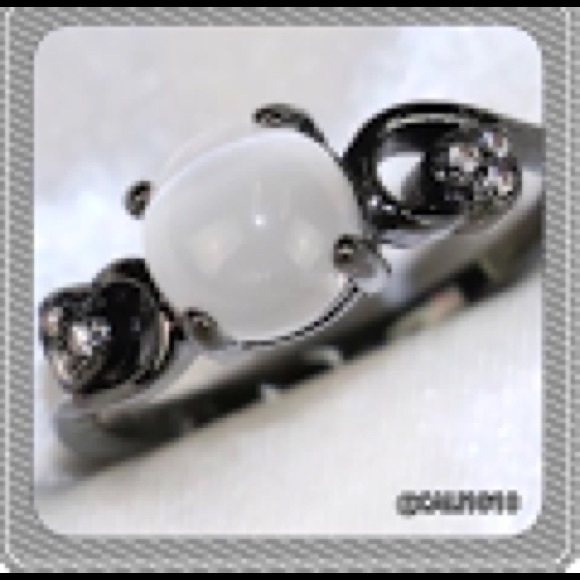 CLEARANCE White Opal Cocktail Ring