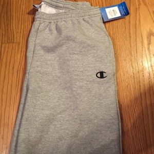 Champion men's gray sweat pants