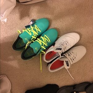 NWT UA and Nike cleats