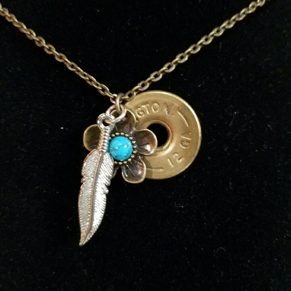 Shotgun Shell Charm Necklace