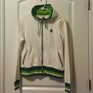 Multi green and cream Burton hoodie