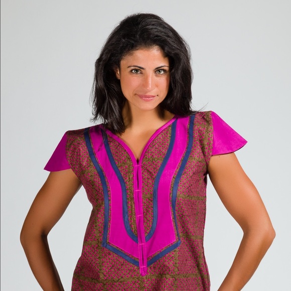 Iramdesigns African Print Loose Fit Top