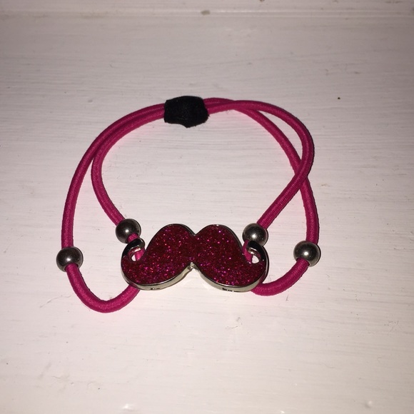mustache bracelet