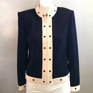 Vintage St. John Navy Knit Jacket