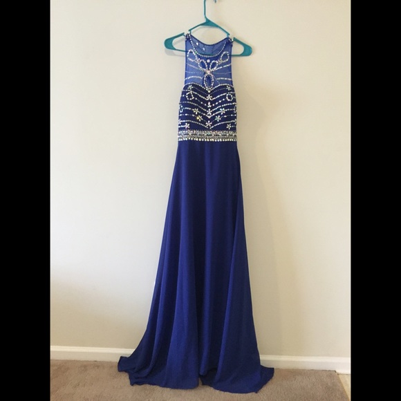 Blue prom/ball dress