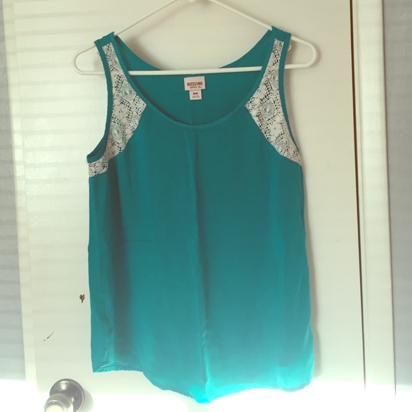 Teal tank top