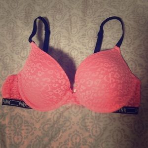 VS PINK pink push up bra