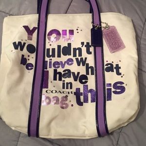 Coach tote