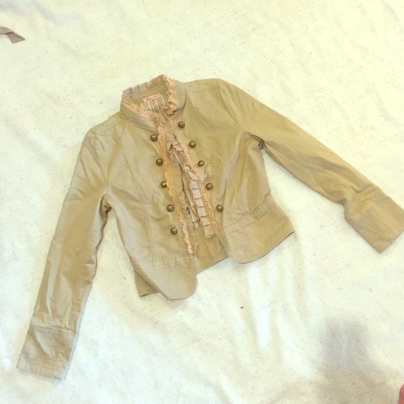 Jackets & Coats Tan Military Jacket Poshmark