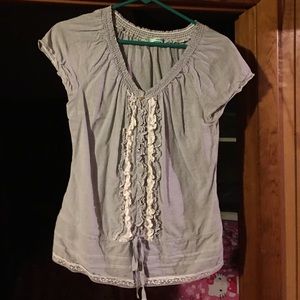 Maurice's light blue shirt perfect condition.