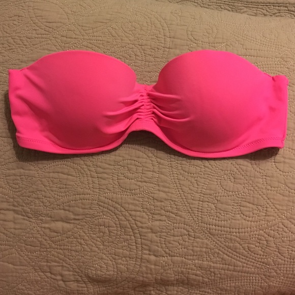 *RARE* Bright pink Victoria's Secret bandeau top
