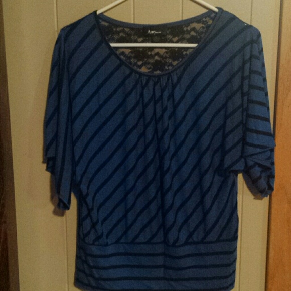 Lines and Lace Top