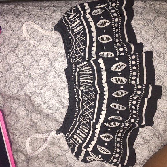 Flowy Tribal print bikini top