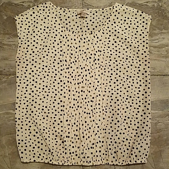 Loft Polka Dot Top