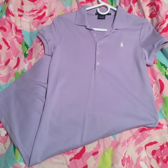 Ralph Lauren Purple Polo Dress