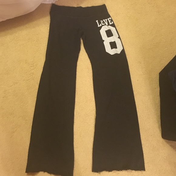 Black Victoria's Secret Pink sweatpants