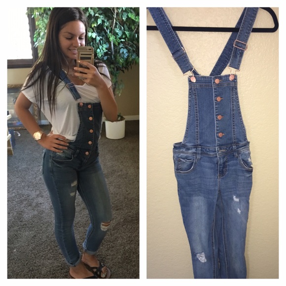 Love, Fire Denim Overalls XS