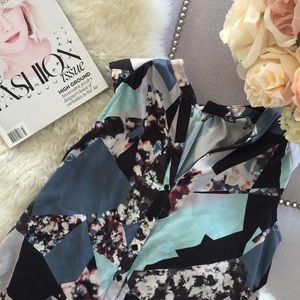 Abstract Print Blouse