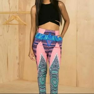 Pyramid Love Multi-colored Pants