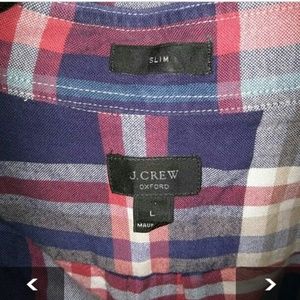 J.  Crew plaid FLANNEL-MENS