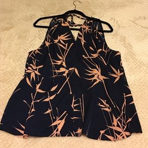 Flower Print Halter Top