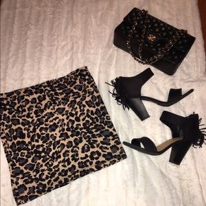 Cheetah Mini Skirt